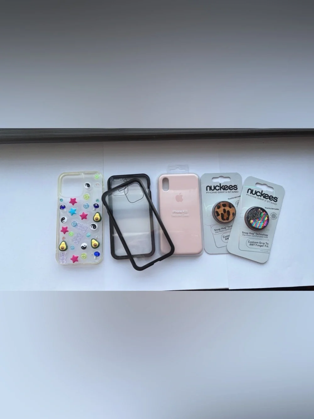 BNIB iPhone phone accessories bundle 6pc lot of phone cases and phone grips